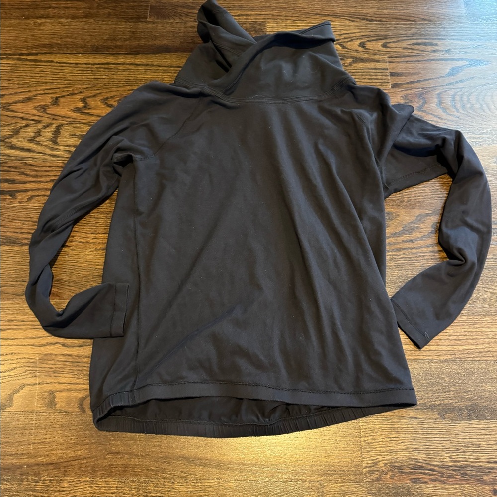 Lululemon Athletica Black Long Sleeve cowl neck Sweatshirt